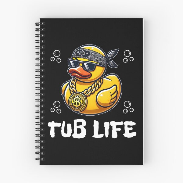 Item preview, Tub Life Cool Rubber Duckie  designed and sold by MaxOutDesign.