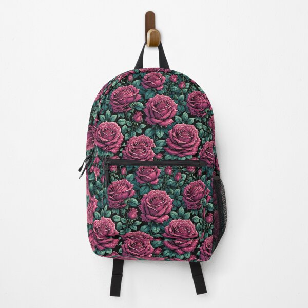 Item preview, Gothic Pink Roses Seamless Pattern - Dark Easthetic Lovers designed and sold by Wiss2Arts.