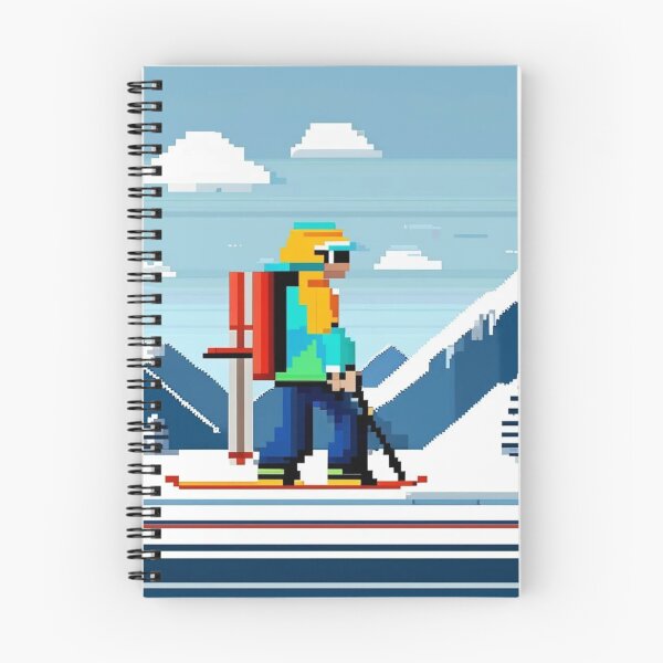 Artikelvorschau, Backcountry Ski Bum Pixel entworfen und verkauft von Tumblestwo.