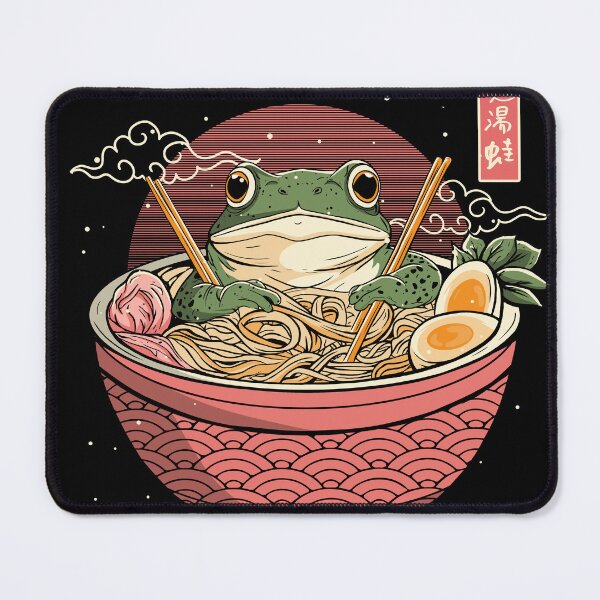 Item preview, Toad Ramen Bath Ukiyoe designed and sold by ArtoCharlie.