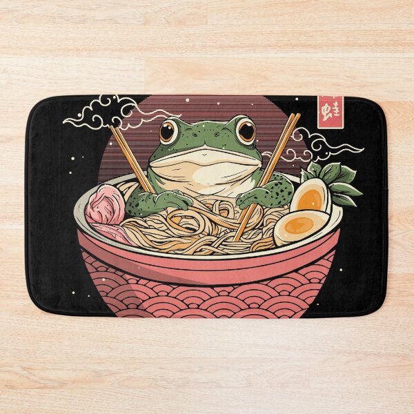 Item preview, Toad Ramen Bath Ukiyoe designed and sold by ArtoCharlie.