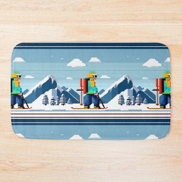 Item preview, Backcountry Ski Bum Pixel  designed and sold by Tumblestwo.