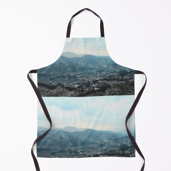 Item preview, Snow-covered view of Damyang Chuwol Mountain and Damyang Lake in Jeollanam-do, South Korea designed and sold by human8891.