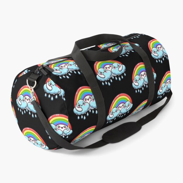 Item preview, Kawaii Rainbow with Happy Clouds Friends designed and sold by Whimsy Pop.
