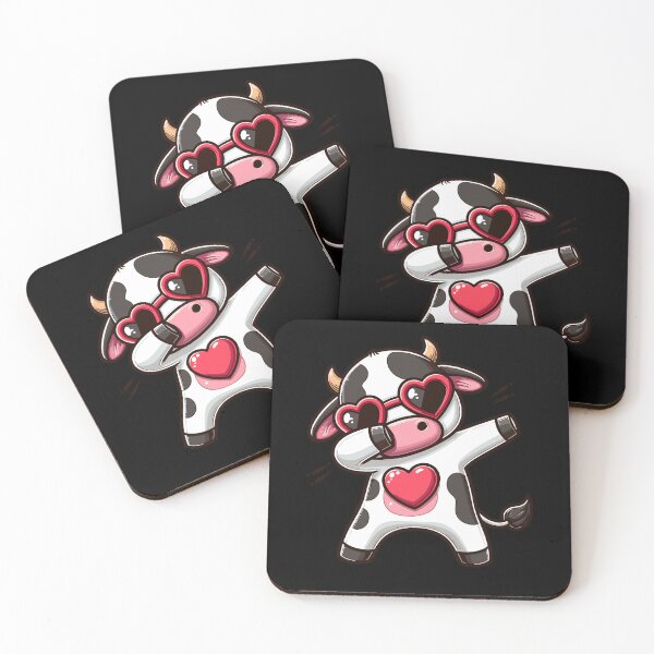 Item preview, Dabbing Dance Cow Heart Sunglasses designed and sold by Artistoos.