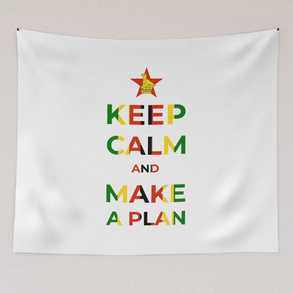 Item preview, Keep Calm and Carry On – Zimbabwean Style designed and sold by sarahbidz.
