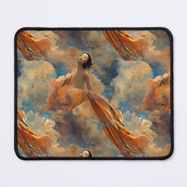Item preview, Nang Fa - Thai Angel in Ethereal Light Seamless Pattern designed and sold by IssaraStudio.