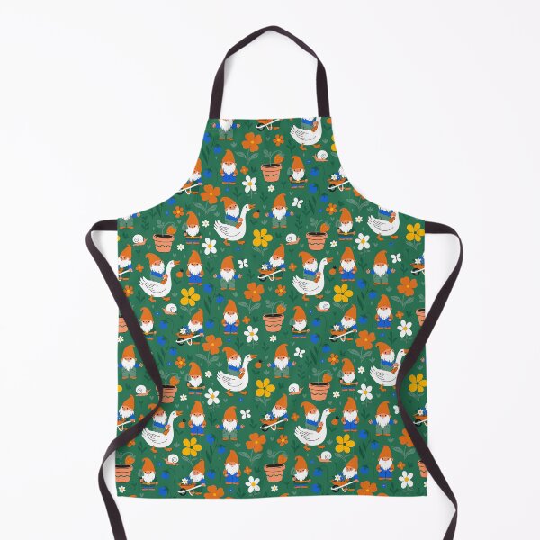 Item preview, cute garden gnomes and flowers designed and sold by burbura.