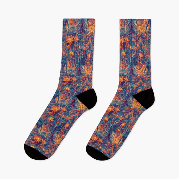 Item preview, Thai Celestial Being with Wings of Light Seamless Pattern designed and sold by IssaraStudio.