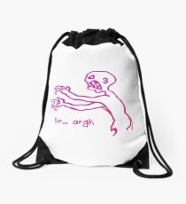 Grr Argh Monster Ombre Colours - Buffy the Vampire Slayer, Mutant Enemy, 90s, BTVS, Zombie, Joss Whedon, Buffyverse, Monster, Vampire, Grrr Arrgh Drawstring Bag