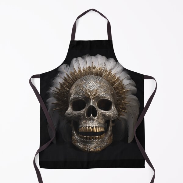 Item preview, Skull with feathers designed and sold by OliverDean75.