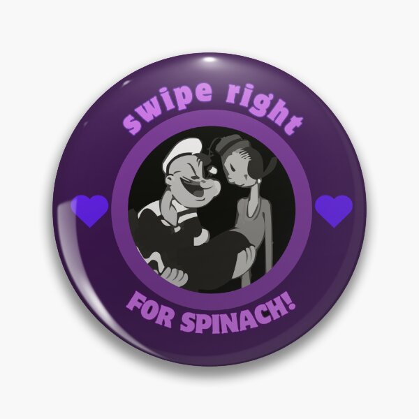 Item preview, Swipe Right for Spinach! designed and sold by TinyRobotCreations.