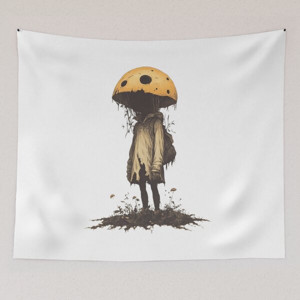 Item preview, Mushroom-Human Hybrid – Unique Artwork for Mushroom Lovers designed and sold by Hungry-Murphy.