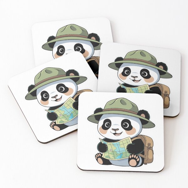 Item preview, Adventurous Panda with Map designed and sold by Spicex2.