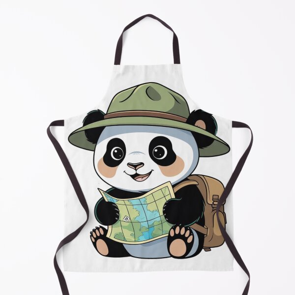 Item preview, Adventurous Panda with Map designed and sold by Spicex2.
