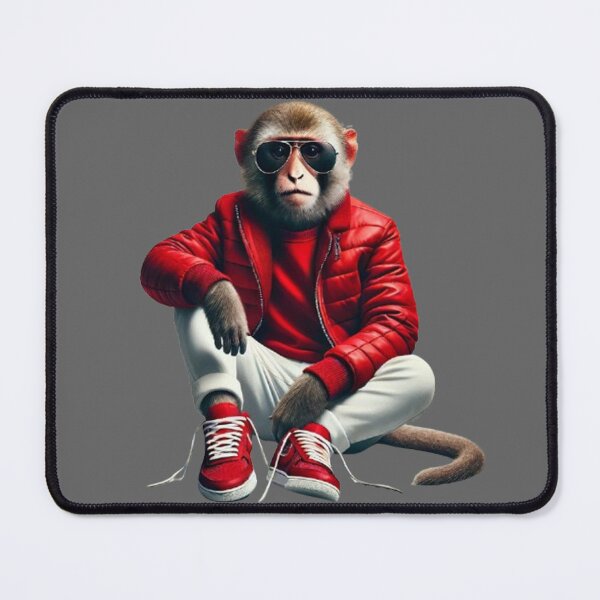 Item preview, A stylish monkey dressed in red designed and sold by ArtyRed.