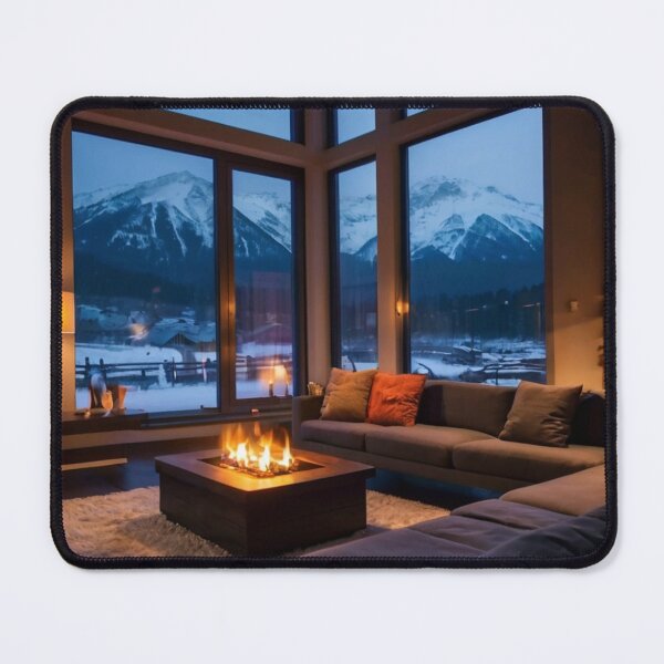 Item preview, Frosted Evenings: A Living Room Sanctuary designed and sold by BlareBlare.