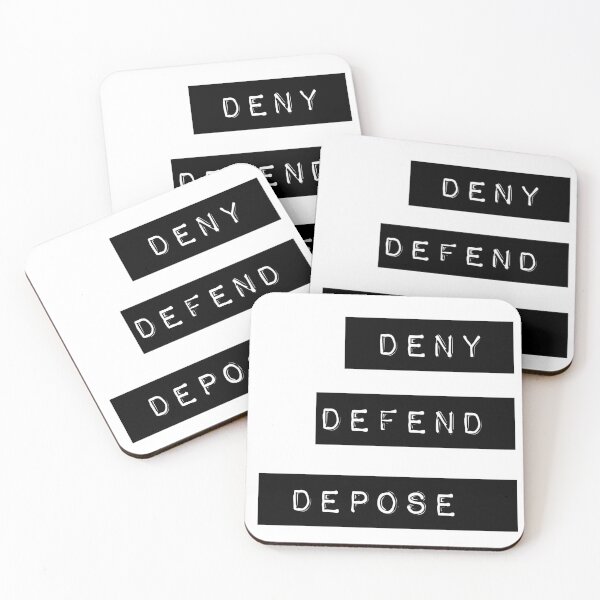 Item preview, Deny Defend Depose Embossed designed and sold by chukzilla.