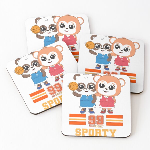 Item preview, Charming Sporty Animal Frienz designed and sold by edufrienz.