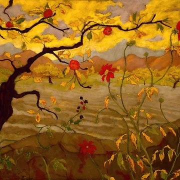 Artwork thumbnail, Paul Ranson : Apple Tree with Red Fruit (Pommier Aux Fruits Rouges) (1902) by YNTDigitalHouse
