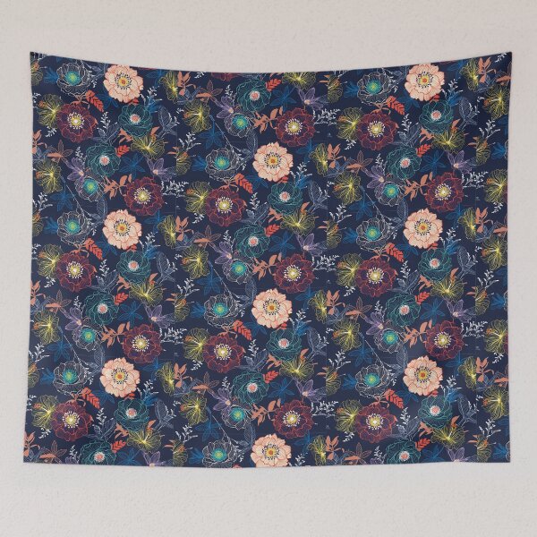 Item preview, Neon Floral Pattern designed and sold by FamArts.