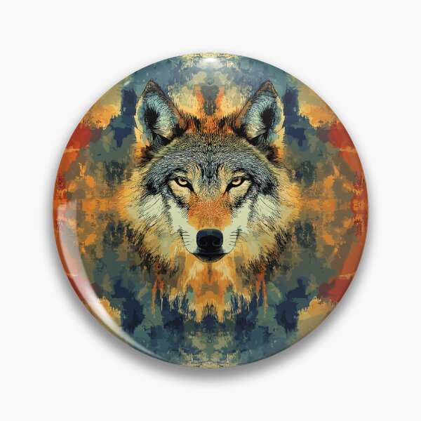 Artikelvorschau, Lebendiger abstrakter Wolf - atemberaubendes Wildlife-Design entworfen und verkauft von Artbyminga.