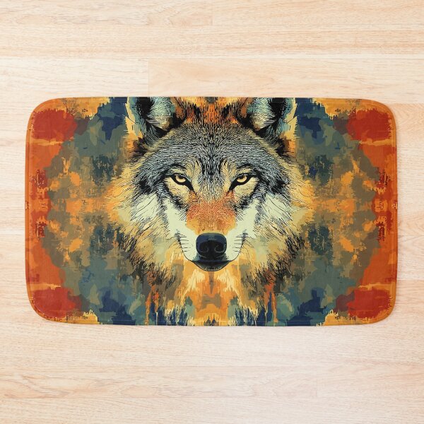 Item preview, Vibrant Abstract Wolf - Stunning Wildlife Design designed and sold by Artbyminga.