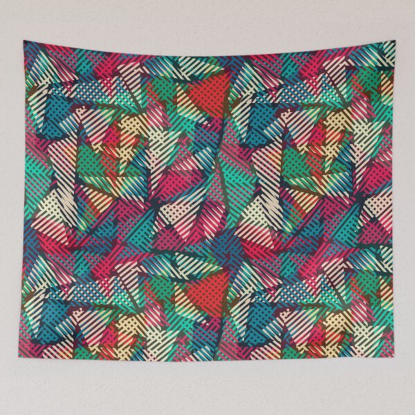 Item preview, Seamless Bright Triangles designed and sold by FamArts.