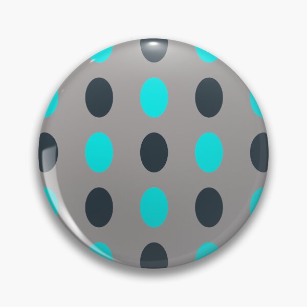 Item preview, Oval Shapes in Turquoise and Navy Blue designed and sold by KeksWorkroom.