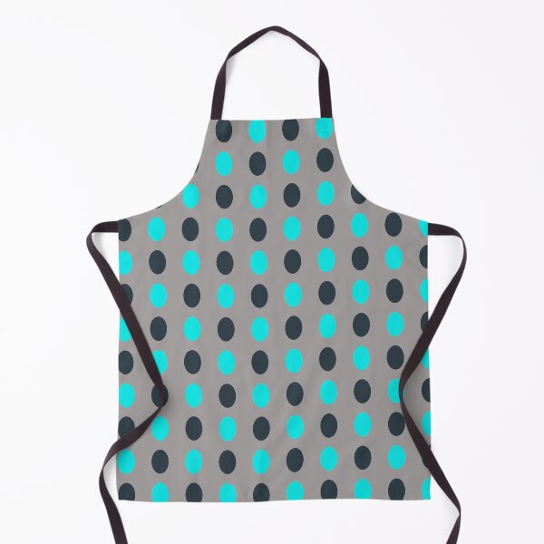 Item preview, Oval Shapes in Turquoise and Navy Blue designed and sold by KeksWorkroom.
