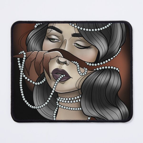 Item preview, Lady in pearls designed and sold by Katitakdesigns.