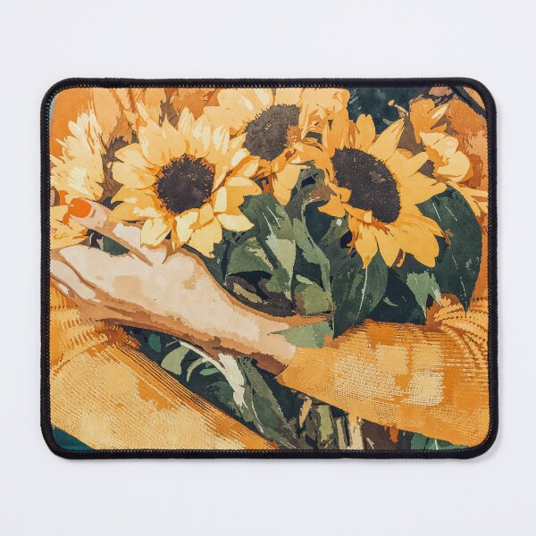 Item preview, Holding Sunflowers designed and sold by 83oranges.com.