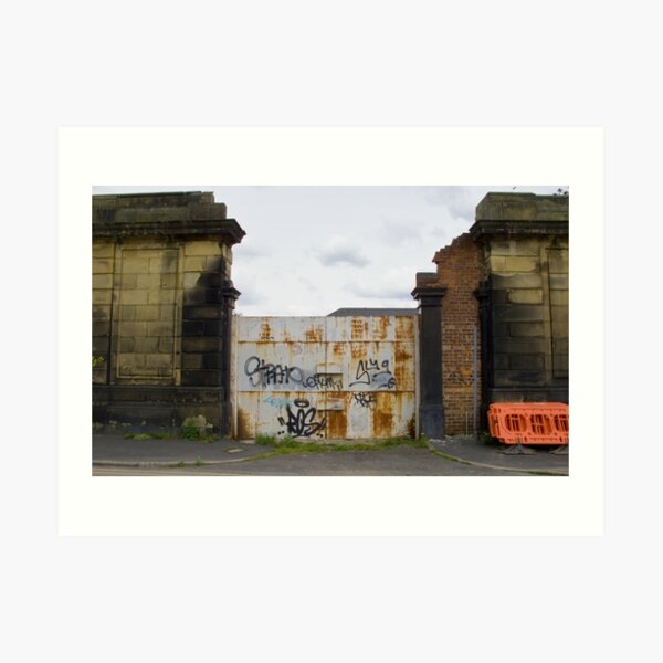 Metal Gate Art Print