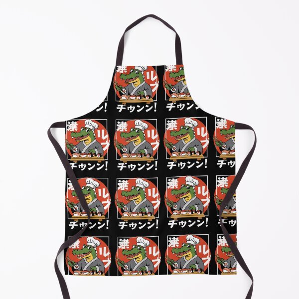 Item preview, Crocodile Japanese Sushi Chef Kawaii Ramen Anime designed and sold by rafaeltto.