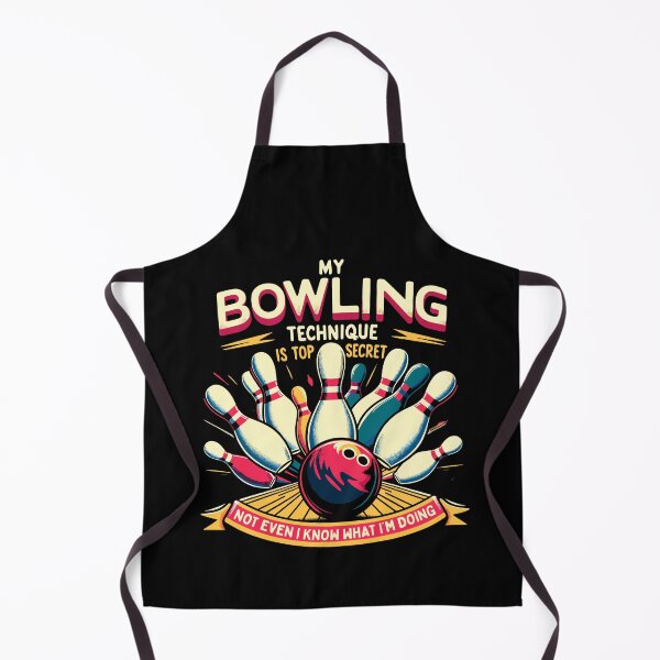 Item preview, My Bowling Technique Is Top Secret Funny Bowler Bowling designed and sold by Dressed For Duty.