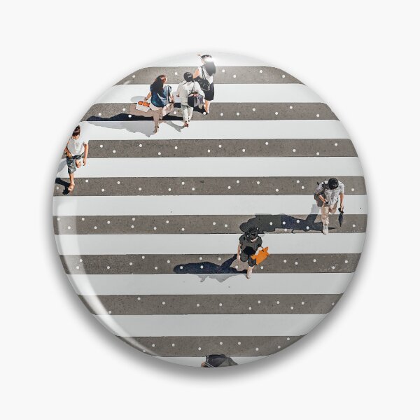 Item preview, Rain Crossing | Polka Dots Zebra Crossing On The Street | Rain Eclectic Modern Graphic Design designed and sold by 83oranges.com.