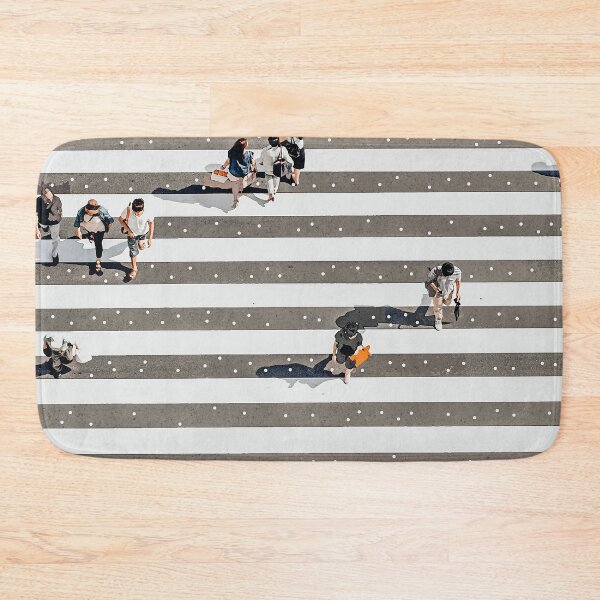 Item preview, Rain Crossing | Polka Dots Zebra Crossing On The Street | Rain Eclectic Modern Graphic Design designed and sold by 83oranges.com.
