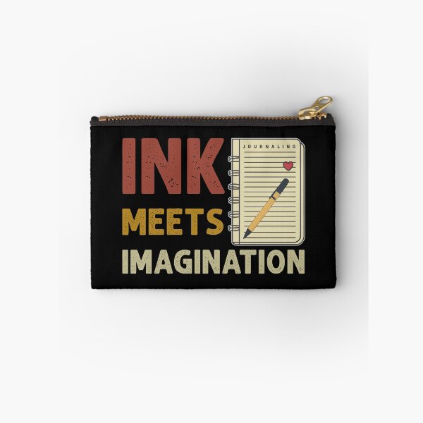 Item preview, Ink Meets Imagination Journaling Quote Creativity Creative Expression Self Improvement Journaling Lover designed and sold by KLArtzStore.
