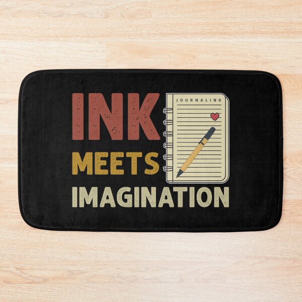 Item preview, Ink Meets Imagination Journaling Quote Creativity Creative Expression Self Improvement Journaling Lover designed and sold by KLArtzStore.