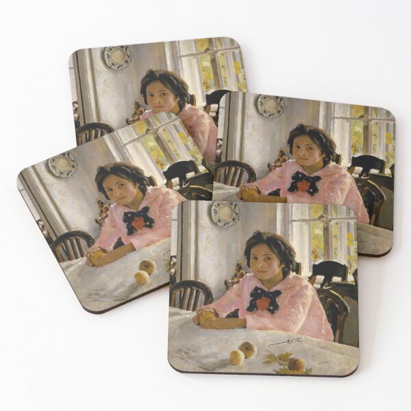 Item preview, Valentin Serov : Girl with Peaches (Portrait of V.S. Mamontova) (1887) designed and sold by YNTDigitalHouse.