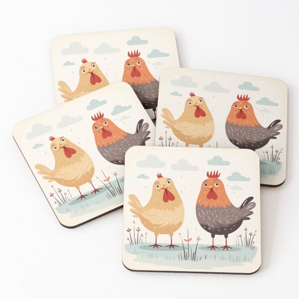 Item preview, Cute chicken illustration designed and sold by Daydreamsatdawn.