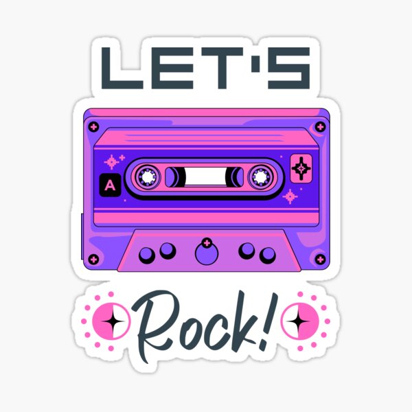 Item preview, Let's Rock! - Cassette designed and sold by SteelwagonMedia.