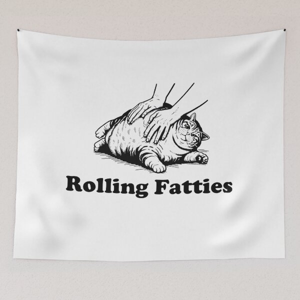 Item preview, Rolling Fatties Cat designed and sold by imlubijane.