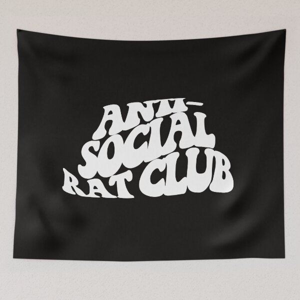 Item preview, Anti-Social Rat Club Logo designed and sold by kikiizz.