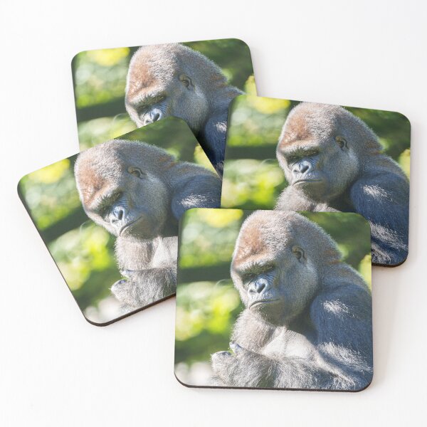 Item preview, Powerful Silverback Gorilla Mapema in Thought designed and sold by rawshutterbug.