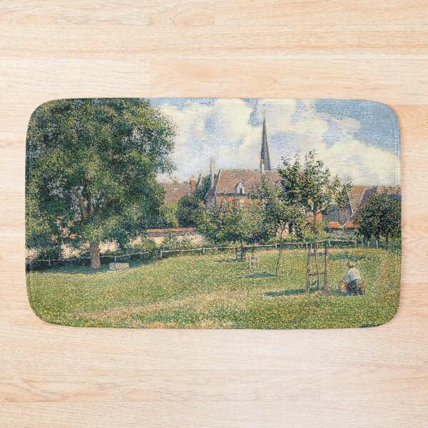 Item preview, Camille Pissarro : The House of the Deaf Woman and the Belfry at Eragny (1886) designed and sold by YNTDigitalHouse.