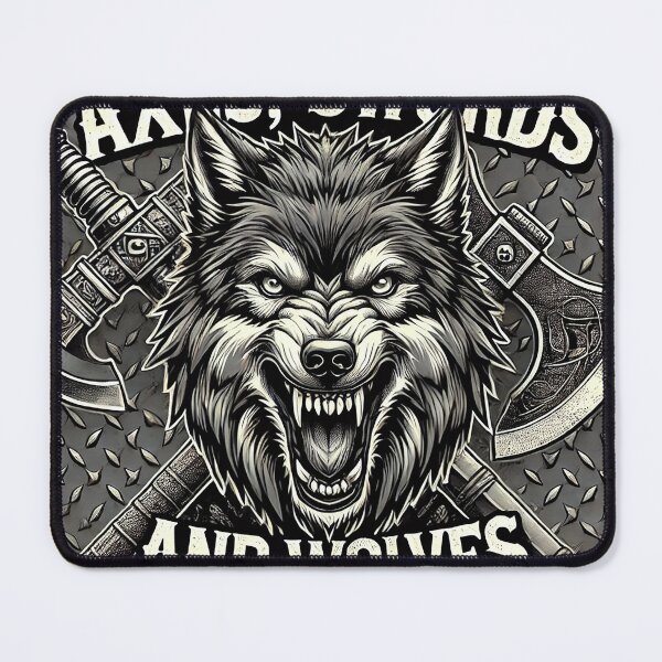 Item preview, More Axes Swords and Wolves, Oh MY! designed and sold by MacksMerch.
