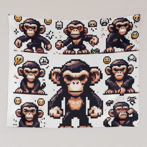 Item preview, Pixel Ape designed and sold by ImmortalA.