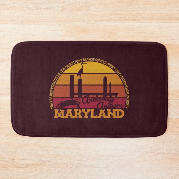 Item preview, Anchorage Anchors Maryland Sunset Retro Local Pride Logo designed and sold by CRHPOD20.