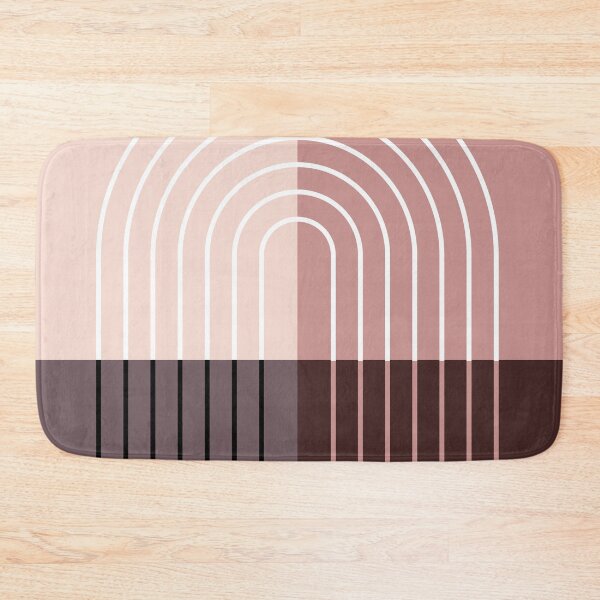 Item preview, Rainbow Color Block Line Abstract v purple rose gold designed and sold by nineFlorals.